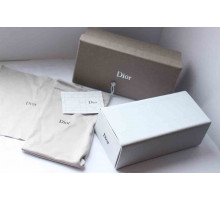 Брендовый футляр чехол для солцезащитных очков Dior белый