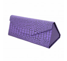 Чехол для солнцезащитных очков фиолетовый Рептилия. Чехол трансформер на магнитной застежке