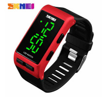 Унисекс кварцевые наручные часы Skmei 1364 Led Watch 3 ATM