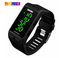 Унисекс кварцевые наручные часы Skmei 1364 Led Watch 3 ATM