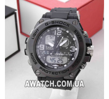 Мужские кварцевые наручные часы G-Shock M295 / Касио на каучуковом ремешке черного цвета