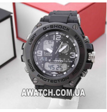 Мужские кварцевые наручные часы G-Shock M295 / Касио на каучуковом ремешке черного цвета