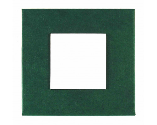 Зелена подарункова картонна коробочка для наручного годинника