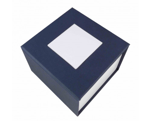 Синя подарункова картонна коробочка для наручного годинника