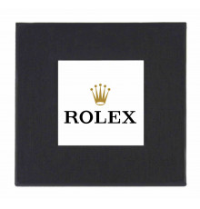 Чорна подарункова картонна коробочка Rolex для наручного годинника