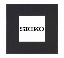 Чорна подарункова картонна коробочка Seiko для наручного годинника