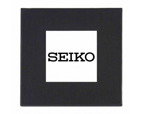 Чорна подарункова картонна коробочка Seiko для наручного годинника