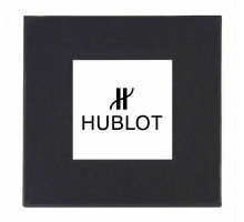 Чорна подарункова картонна коробочка HUBLOT для наручного годинника
