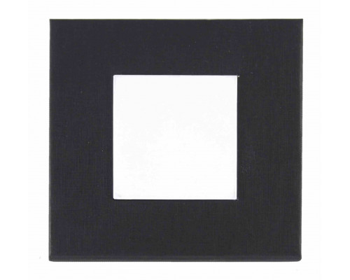 Чорна подарункова картонна коробочка для наручного годинника (глибока)