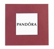 Бордова подарункова коробочка Pandora для наручного годинника та браслетів