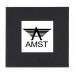 Чорна подарункова картонна коробочка AMST для наручного годинника